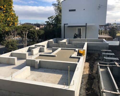 新築基礎工事海老名市1