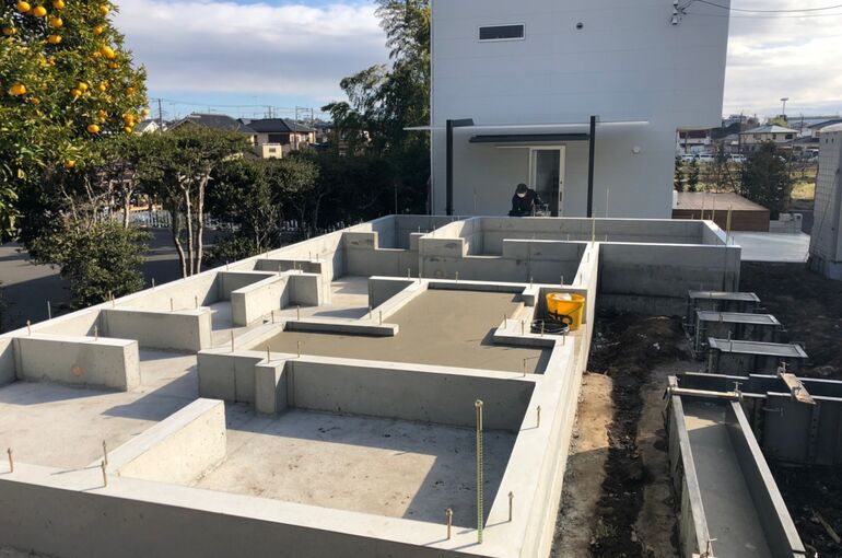 新築基礎工事海老名市1