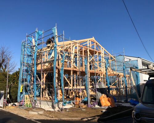 海老名市新築上棟 (1)